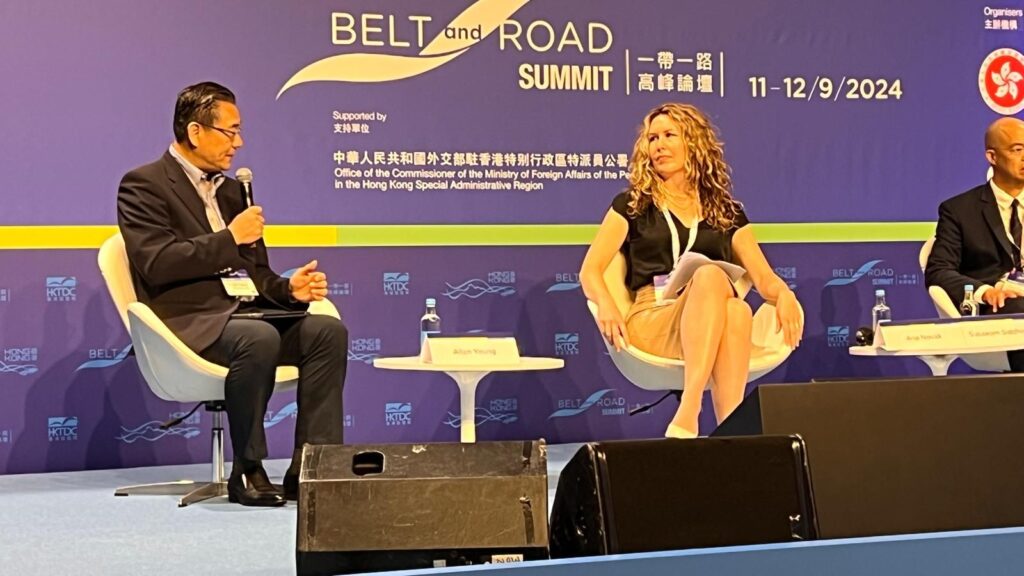 Dr Ana Novak at the 2024 Hong Kong Belt & Road Summit